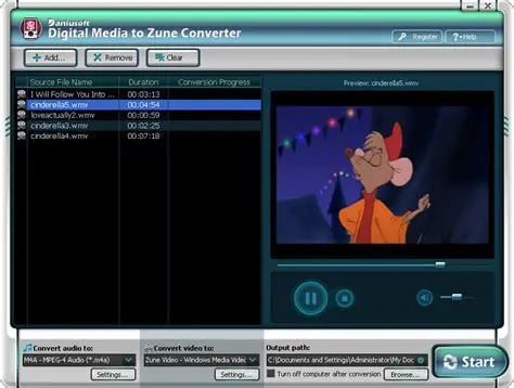 Main Features of Daniusoft Zune Video Converter