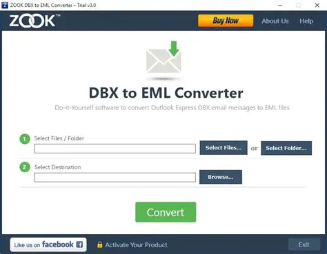 Main Features of DBX to EML Converter