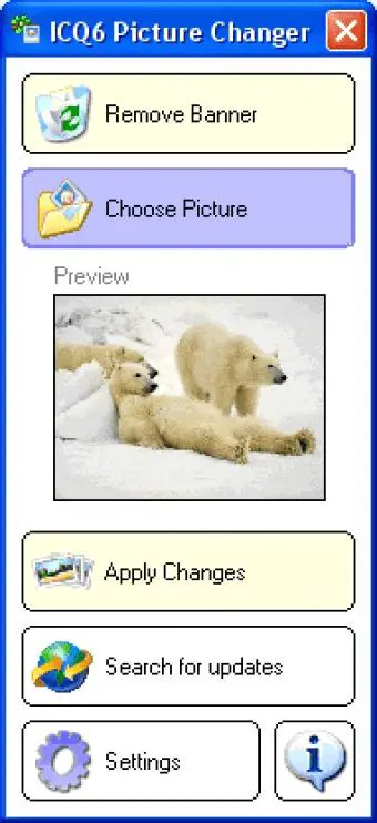 Main Features of ICQ6 Picture Changer
