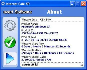 Main Features of Internet Cafe XP