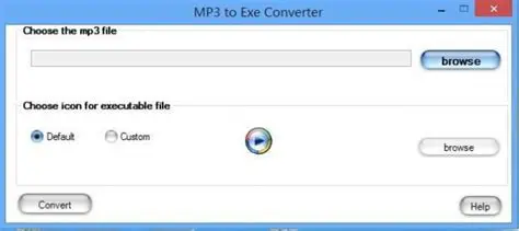 Main Features of Mp3 To EXE Converter