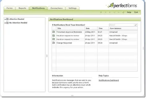 Main Features of PerfectForms