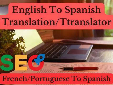 Main Features of the English to Spanish Translator