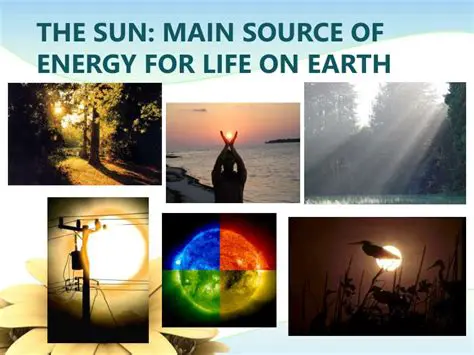 Main Source of Energy for the Earth