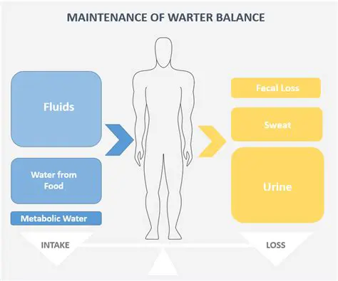Maintain the water balance