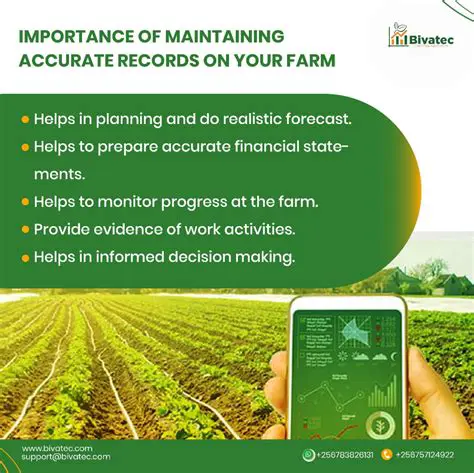 Maintaining accurate records