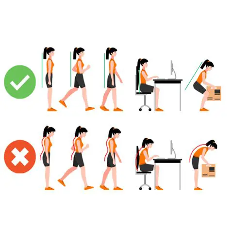 Maintaining proper posture