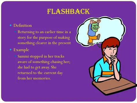 Make sure the flashback is relevant