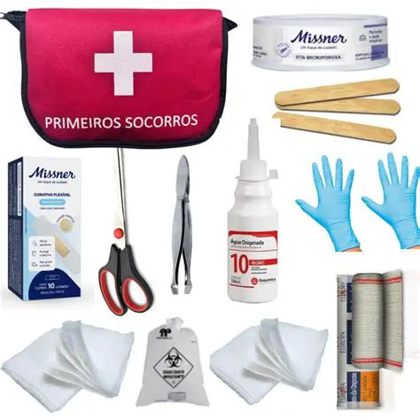 Manter um kit de primeiros socorros