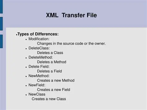 Manual XML File Modification