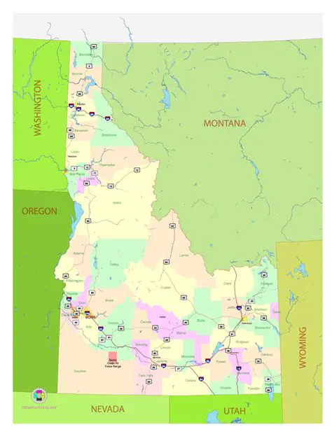 Exploring Southern Idaho and Northern Utah: A Detailed Map and Guide