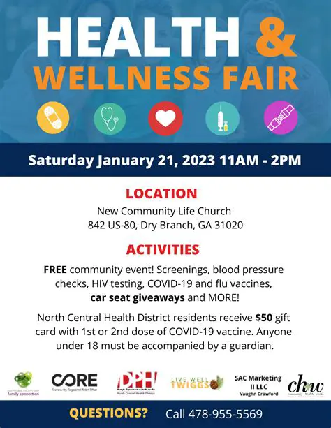 Market health and wellness to the community