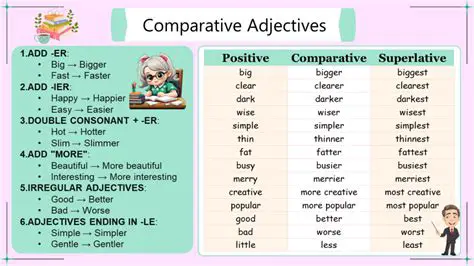 Mastering Comparative and Superlative Adjectives in English