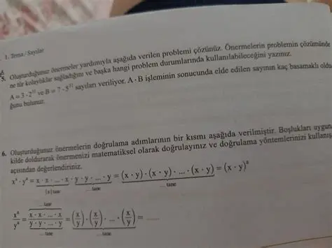 Matematik Probleminin Analizi