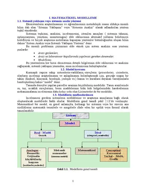 Matematiksel Kesimler ve Analiz