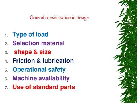 Material Type Consideration