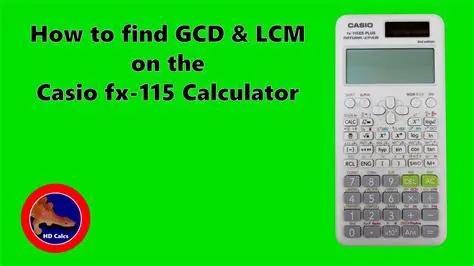 Mathematical Calculator for LCM and GCD