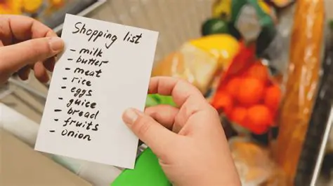 Meal Planning and Grocery Shopping