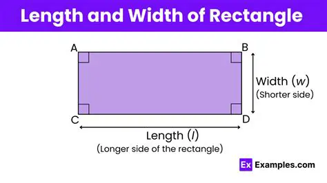 Measure the length and width of the rectangle
