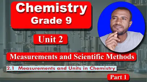 Measurement Units in Chemistry