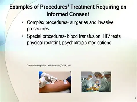 Medical Procedures Requiring Verbal Consent
