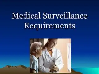 Medical Surveillance Requirements