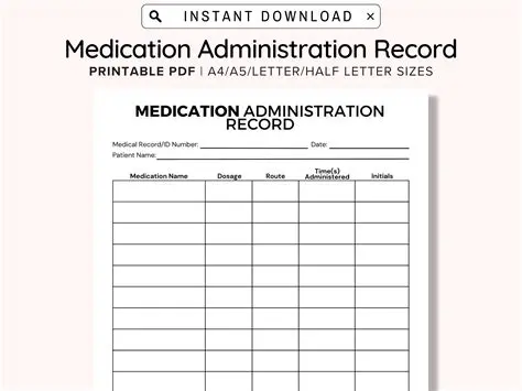 Medication administration records