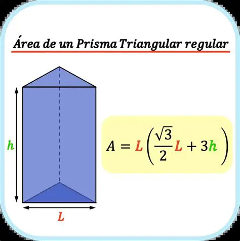 Medidas del Prisma Triangular