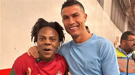 Meeting Cristiano Ronaldo at a Football Match