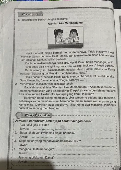 Membaca Teks dengan Saksama