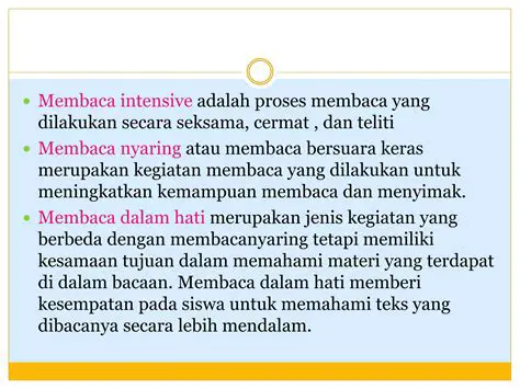 Membaca teks dengan teliti