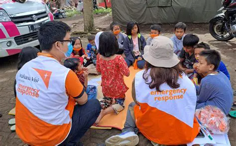 Membantu korban untuk mencari tempat tinggal yang aman