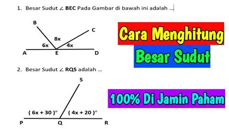 Mencari Pasangan Sudut yang Sama Besar