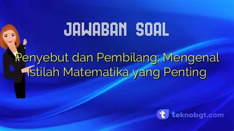Mengenal Istilah Matematika