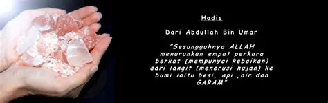 Menggunakan garam dan lada