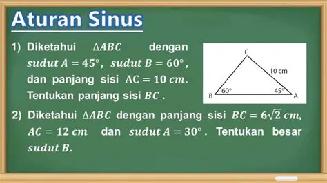Menggunakan Rumus Sinus untuk Menghitung Besar Sudut P