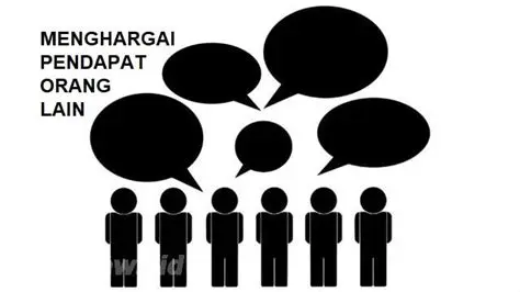 Menghargai dan menghormati orang lain