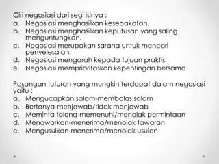 Menghasilkan Keputusan yang Saling Menguntungkan