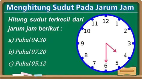 Menghitung Besar Putaran Jam dari Jarum Pendek