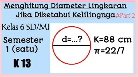 Menghitung Diameter Lingkaran
