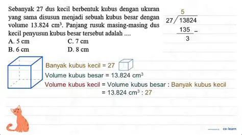 Menghitung Jumlah Kubus Kecil dari Kubus Besar