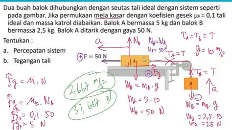Menghitung Masa Kelereng yang Bergerak dengan Kecepatan dan Gaya