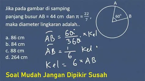 Menghitung Panjang Sisa Tali