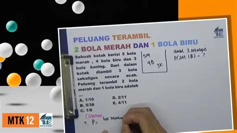 Menghitung Peluang Terambil Pena Berwarna Biru