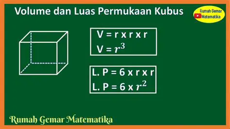 Menghitung Volume Bagian Kubus yang Tersisa