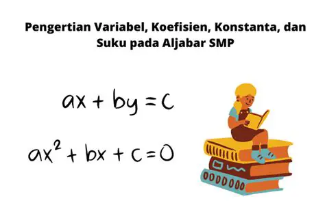 Mengidentifikasi Koefisien X dan Konstanta