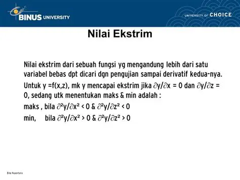Mengidentifikasi Nilai Ekstrim