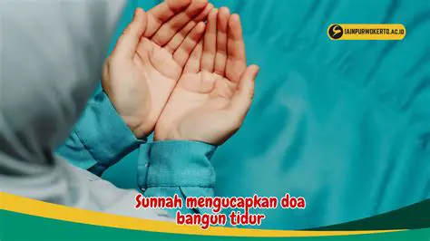 Mengucapkan doa pengharapan