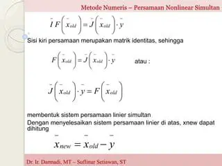 Menyelesaikan Persamaan Simultan