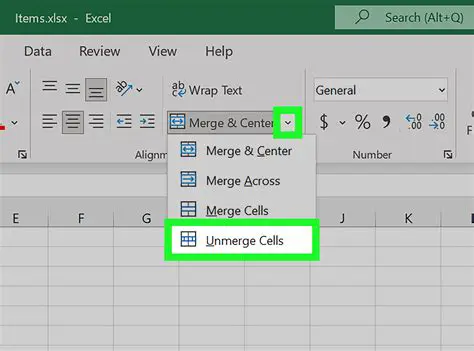 Merging columns or rows that are not similar